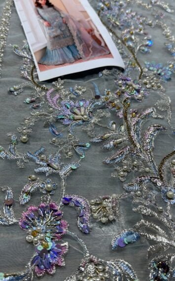 RIMEL - Pakistani Wedding Dresses Ferozi Crush Sharara Pant 10 EB Collection 4 3 scaled