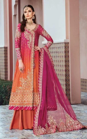 Fuchsia Pink CST-709 - Pakistani Wedding Dresses