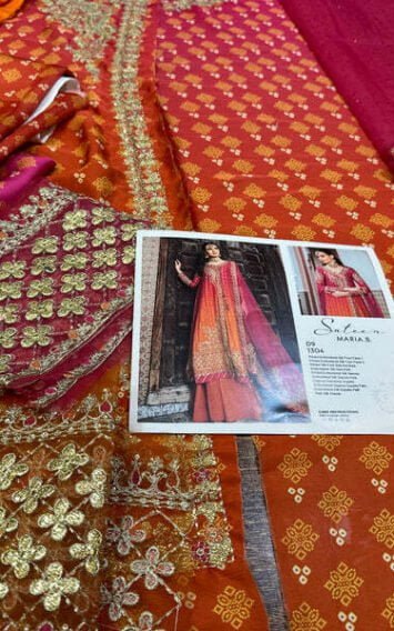 Fuchsia Pink CST-709 - Pakistani Wedding Dresses 5 EB Collectionx 3 13