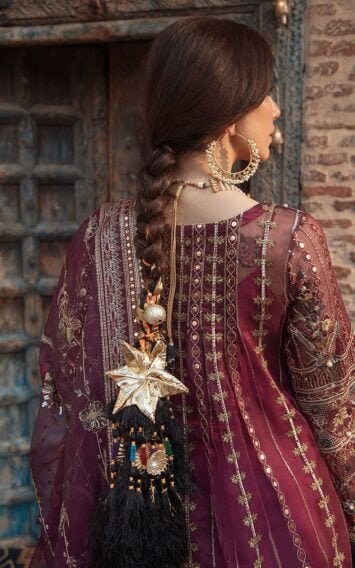 Reshma Jee - Plum Sharara Zarlish Pakistani Wedding Festive 3 ebcollection 1 10