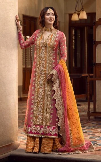 Aik Jhalak - Mehndi Galore - Angrakha Style Mehndi Outfit Collection