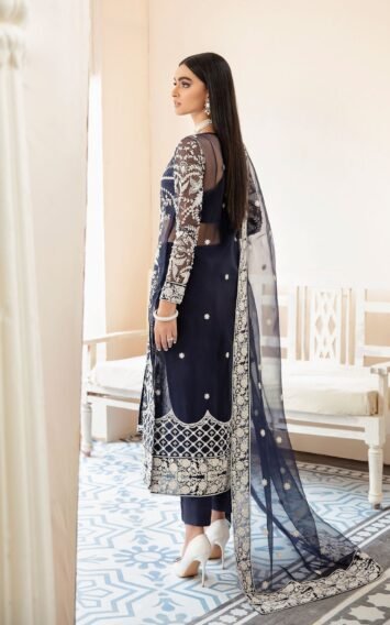DARA - Pakistani Wedding Dresses Blue Partywear Engagement Guest Outfits 5 ebcollection 4 20