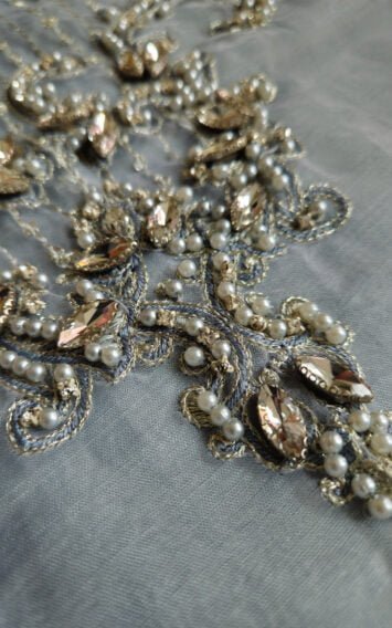 Ice Blue Long Shirt Pakistani Guests Party wear Wedding Edition Outfit 7 ebcollection 4 24