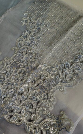 Ice Blue Long Shirt Pakistani Guests Party wear Wedding Edition Outfit 9 ebcollection 6 19