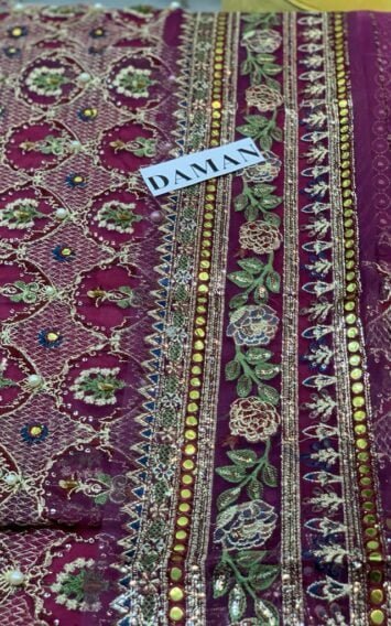 Reshma Jee - Plum Sharara Zarlish Pakistani Wedding Festive 13 ebcollection 6 21