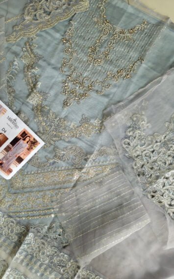 Ice Blue Long Shirt Pakistani Guests Party wear Wedding Edition Outfit 11 ebcollection 8 17