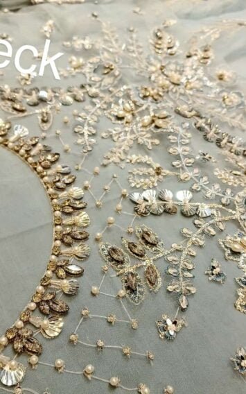 Maria B Mbroidered Ice Blue Maxi Wedding Collection 5 ebcollection.online 1 2