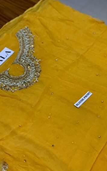 GULNUR - Maria B Mehndi FX-842 Lehenga Pakistani Wedding Dresses 12 EB Maria B Maxi FX 842 11