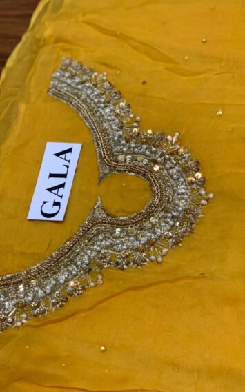 GULNUR - Maria B Mehndi FX-842 Lehenga Pakistani Wedding Dresses 13 EB Maria B Maxi FX 842 12