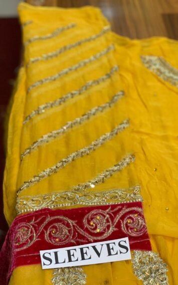 GULNUR - Maria B Mehndi FX-842 Lehenga Pakistani Wedding Dresses 7 EB Maria B Maxi FX 842 6