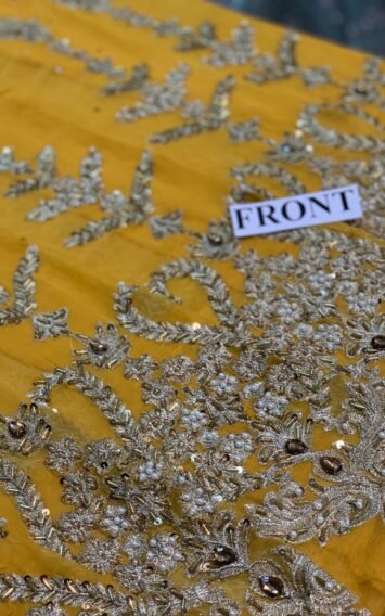 GULNUR - Maria B Mehndi FX-842 Lehenga Pakistani Wedding Dresses 10 EB Maria B Maxi FX 842 9