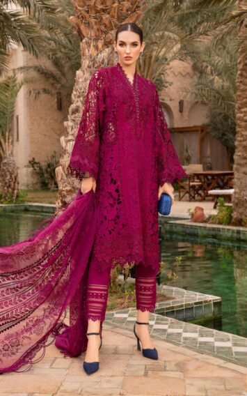 Maria B Luxury Lawn - D-2409-B - Pakistani Outfit Salwar Kameez Dress