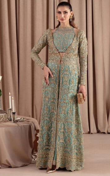 Aquamarine Elara Wedding Festive - Luxury Party Wear - Pakistani Wedding Dresses