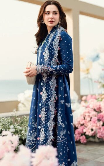 Aurora - Luxury Lawn Collection - Pakistani Outfit Eid Salwar Kameez Dress 3 FK 05 Aurora 3